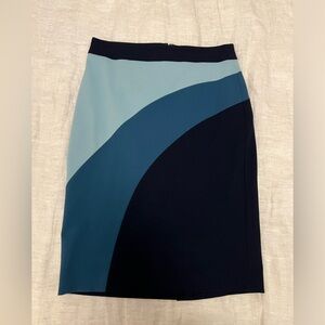 Ann Taylor Navy & Blues Pencil Skirt